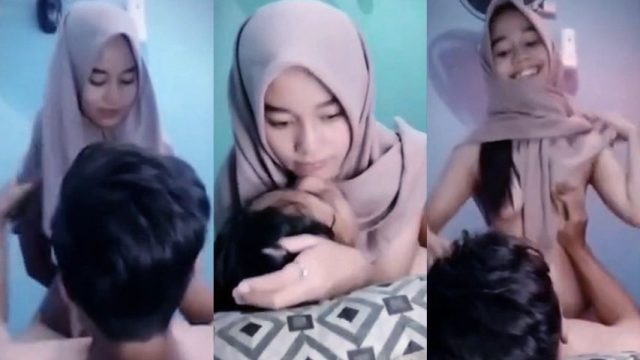 Abg Hijab Cantik Mainnya Jago Banget